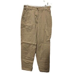 Woolrich Women’s Tan Pants Flannel Lined Size 14